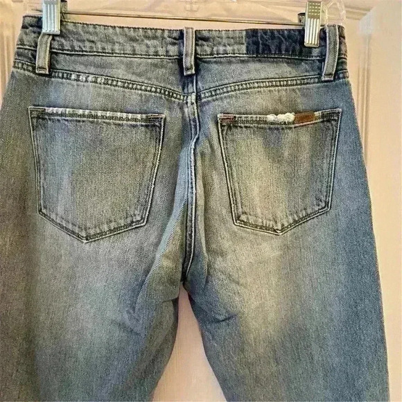 Sanctuary Women's Distressed Charli Denim Jeans Blue Size 27 Mid Rise - Picture 11 of 16